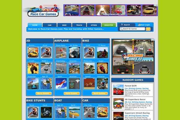 race-car-games.com site used Clipgamer