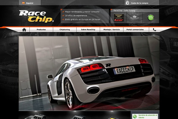 racechip.es site used Racechip-version-2