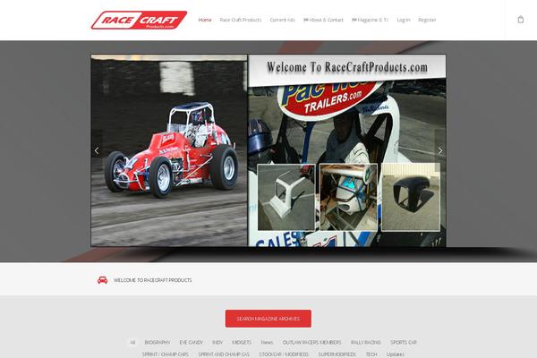 racecraft theme websites examples