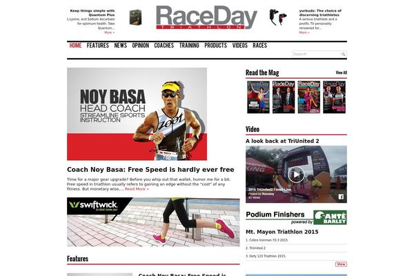 racedaymag.com site used Skeleton-raceday-theme