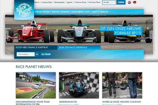 raceplanet.nl site used Raceplanet-theme