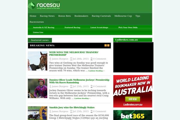 racesau.com site used Resizable