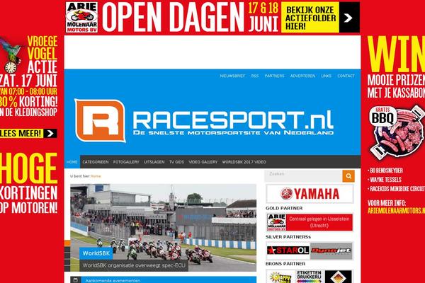racesport.nl site used Racesport