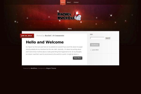 Glow theme site design template sample