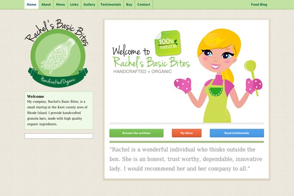 rachelsbasicbites.com site used Rbb2