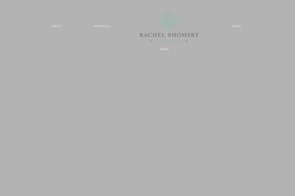 rachelshomsky.com site used Rebecca-child