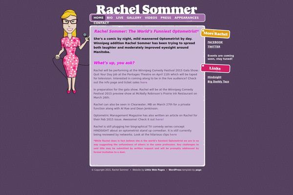 rachelsommer.ca site used diary-cute