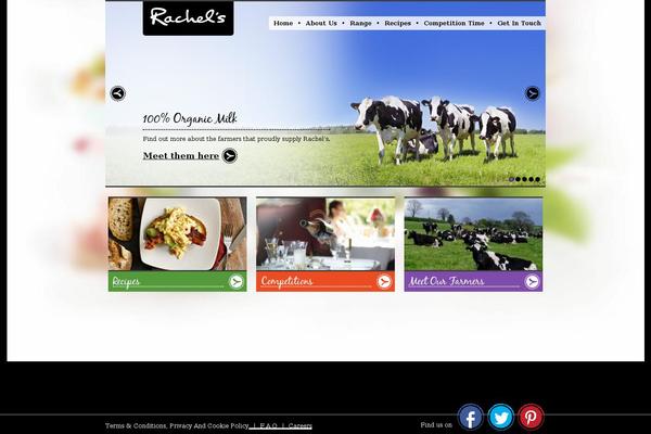 rachelsorganic.co.uk site used Rachels-organic