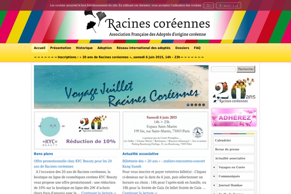 racinescoreennes.org site used Rc