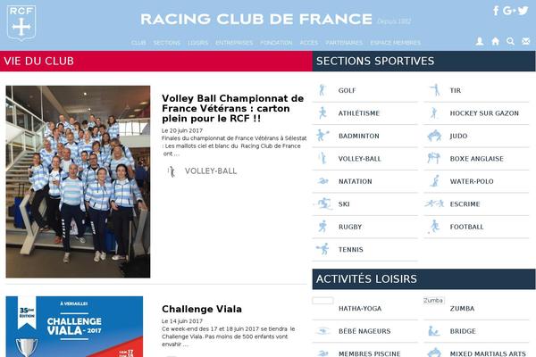 racingclubdefrance.net site used Racing-club-de-france