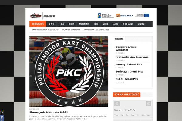 racingkart.pl site used Gamenews