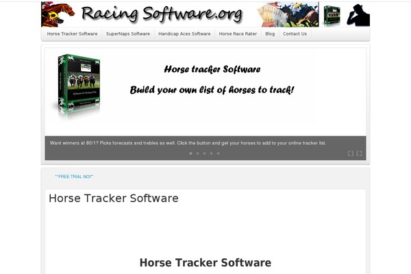 racingsoftware.org site used Storestarta