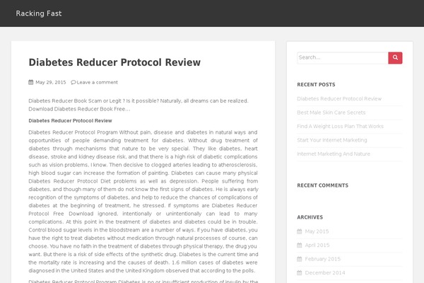 WordPress website example screenshot