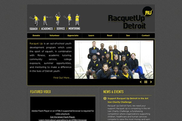 racquetup.org site used Rud