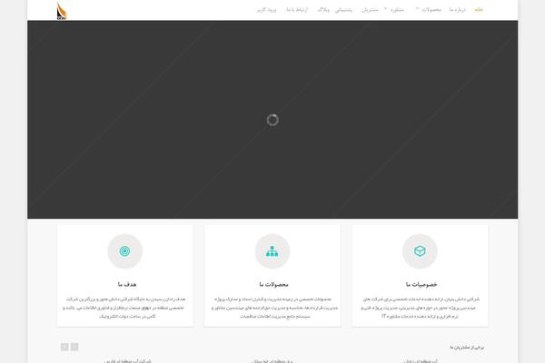 Salient theme site design template sample