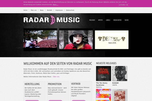 radar-music.de site used Musicpro
