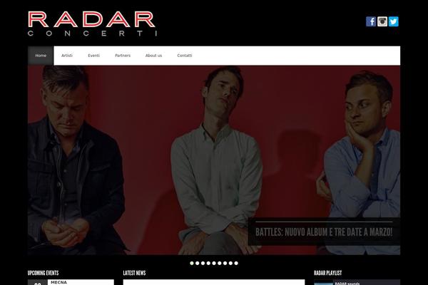 radarconcerti.com site used Acoustic