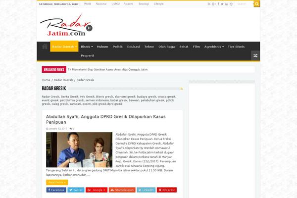 Sahifa theme site design template sample