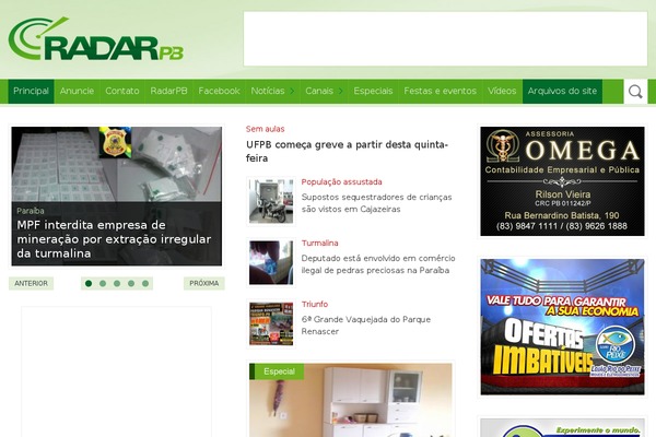 radarpb.com.br site used Radarpb