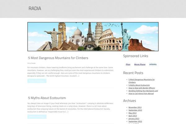 WordPress website example screenshot