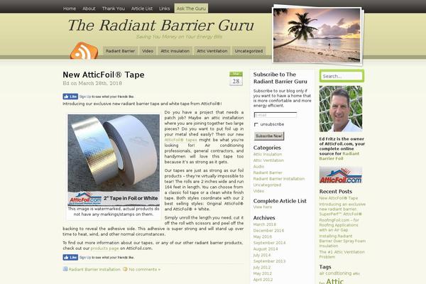 radiantbarrierguru.com site used Amazinggrace