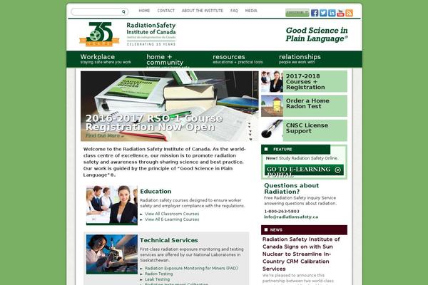 radiationsafety.ca site used Rsic