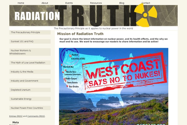 radiationtruth.org site used Radtruth