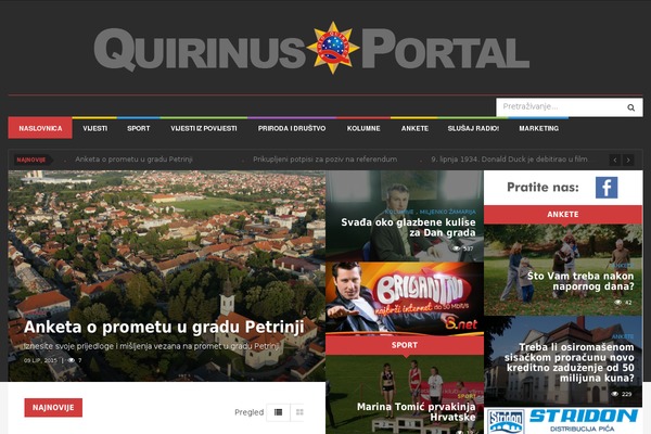 radio-quirinus.hr site used Focusmagazine