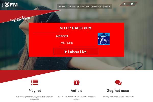radio8fm.nl site used Radio8fm-v2