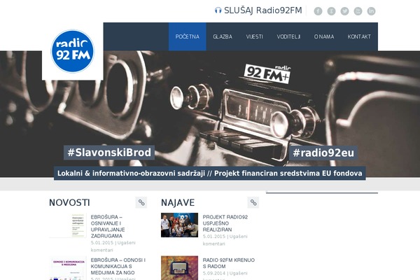 radio92.eu site used 92fm
