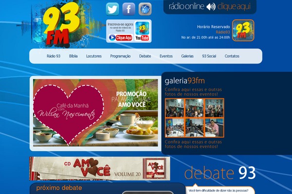 radio93.com.br site used Pleno.news