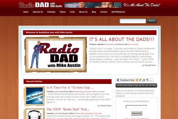 radiodad.com site used Wooden