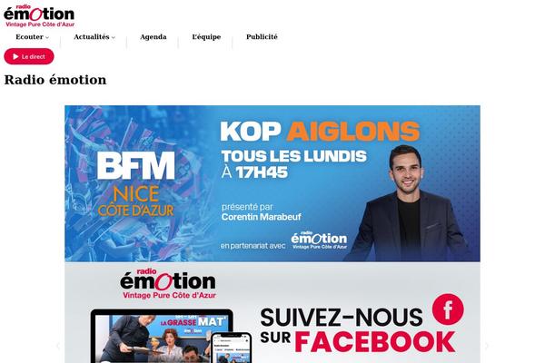 radioemotion.fr site used Podover