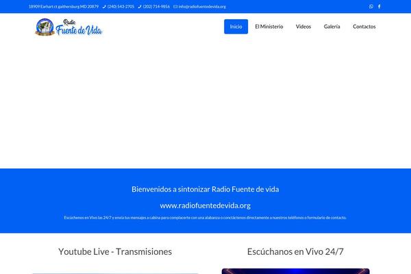 WordPress website example screenshot