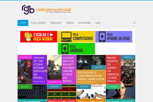 radiogamesbrasil.com.br site used Radiogb