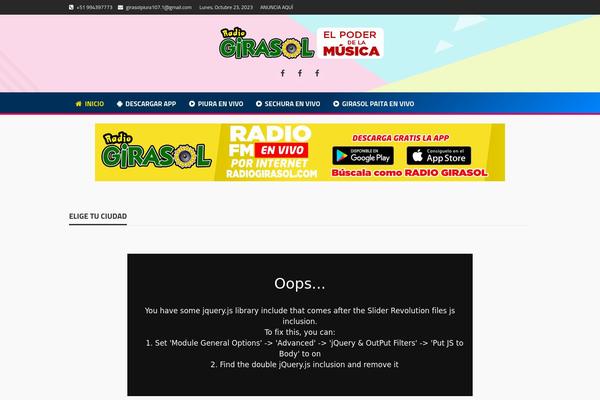 radiogirasol.com site used Bingo