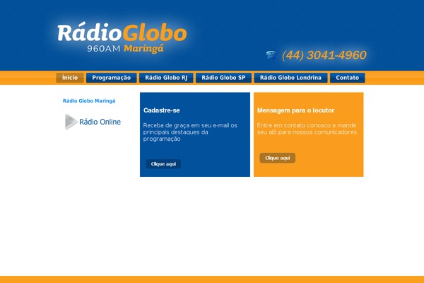 radioglobomaringa.com.br site used Runner_v1
