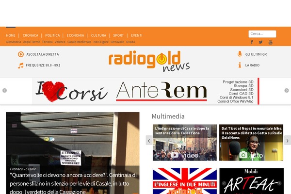 radiogold.it site used Radiogold