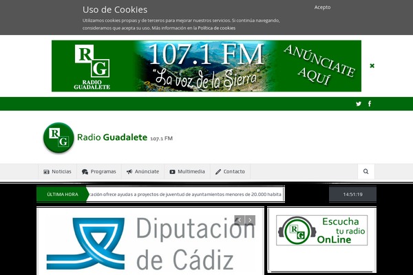 radioguadalete.fm site used Rguadalete