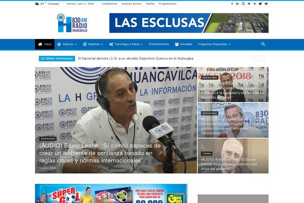 radiohuancavilca.com site used Huancavilca