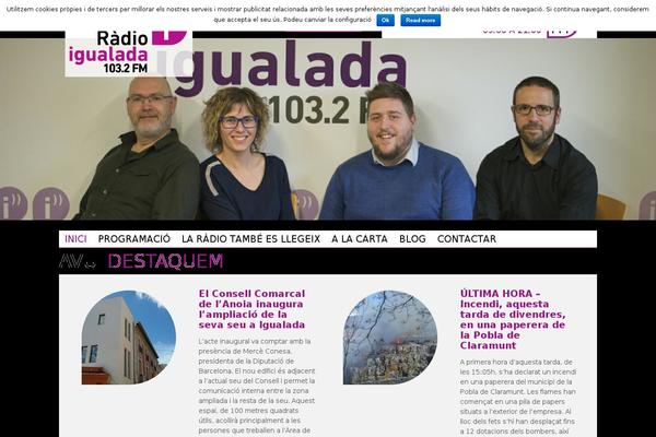 radioigualada.cat site used Radioigualada