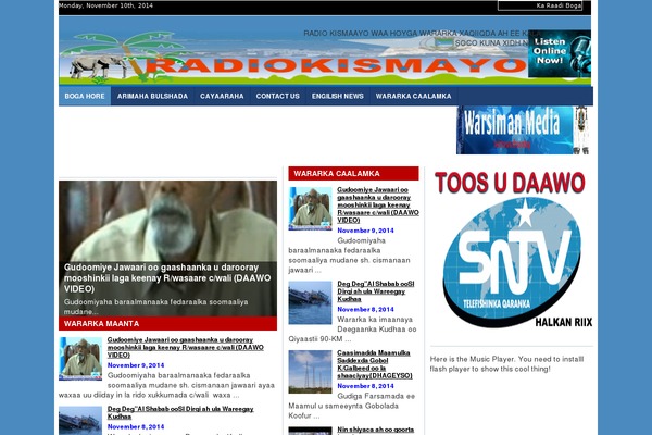 radiokismayo.net site used Kooxda_theme