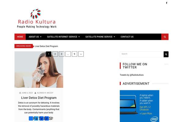 Kathmag theme site design template sample