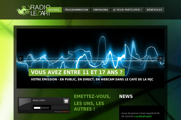 radiolezart.fr site used Clubber-files-v2.4