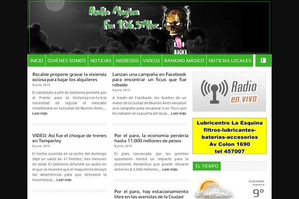 radiomagica1065.com.ar site used Locucionar