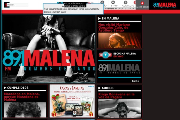 radiomalena.com site used Malena