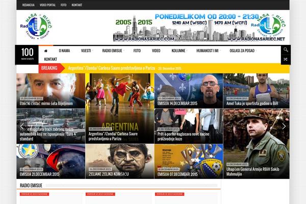 NewsCore theme site design template sample