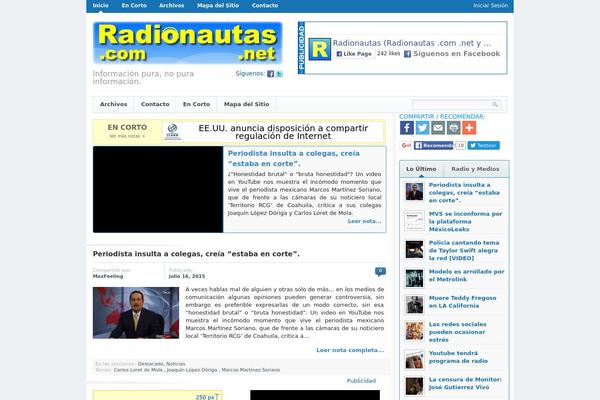 radionautas.com site used Rn