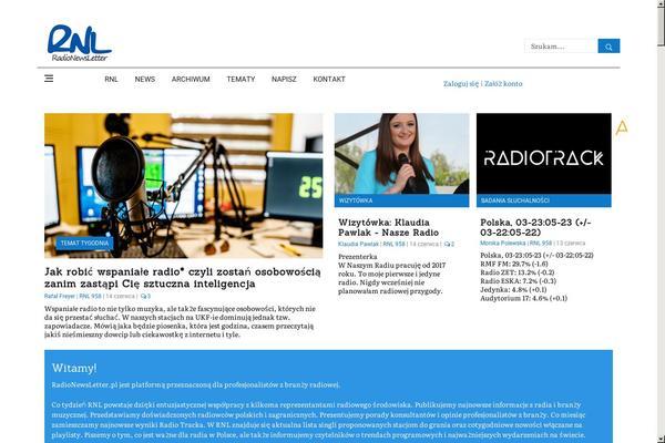 radionewsletter.pl site used Rnl