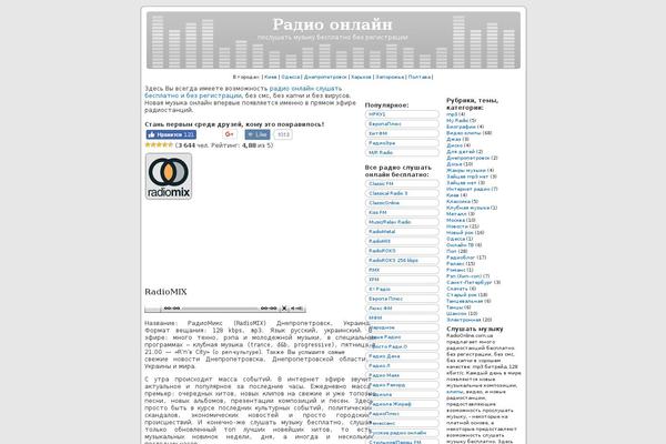 radioonline.com.ua site used 3k